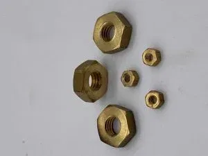 BA Brass Hex Full Nuts