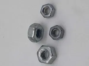 BA Zinc Hex Full Nuts